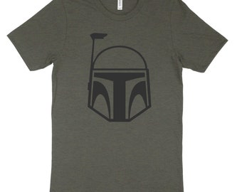 Boba Fett Helmet Shirt: Bounty Hunter Tee