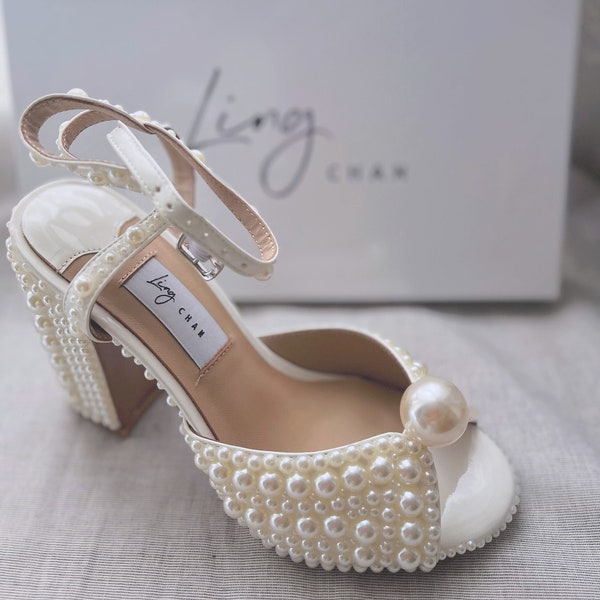Pearl Wedding Shoes - Etsy