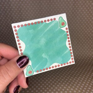 Avocado 3x3 NotePad | memo pad