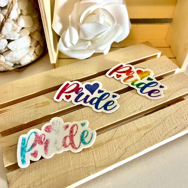 Pride | LGBTQ | Trans | Bisexual | Laminated  Waterproof Sticker