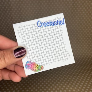 Croctastic 3x3 NotePad | memo pad