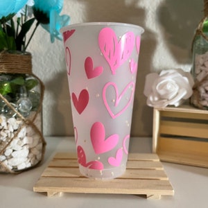 Hearts on Hearts | Color Changing Confetti Cup