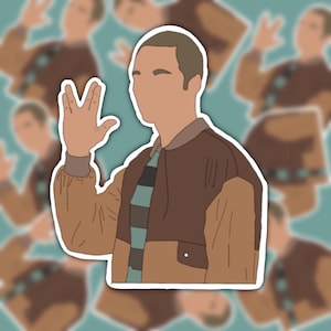 The Big Bang Theory | Sheldon | Waterproof | Sticker | TV Sitcom | Television