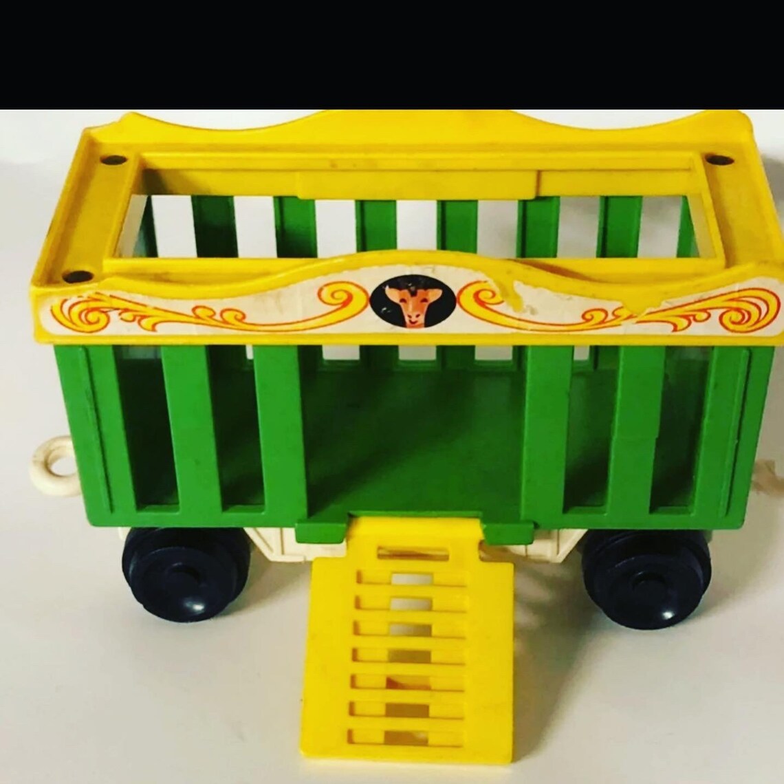 Old Toy Train Circus Car From the 1970s Fisher Price Little | Etsy