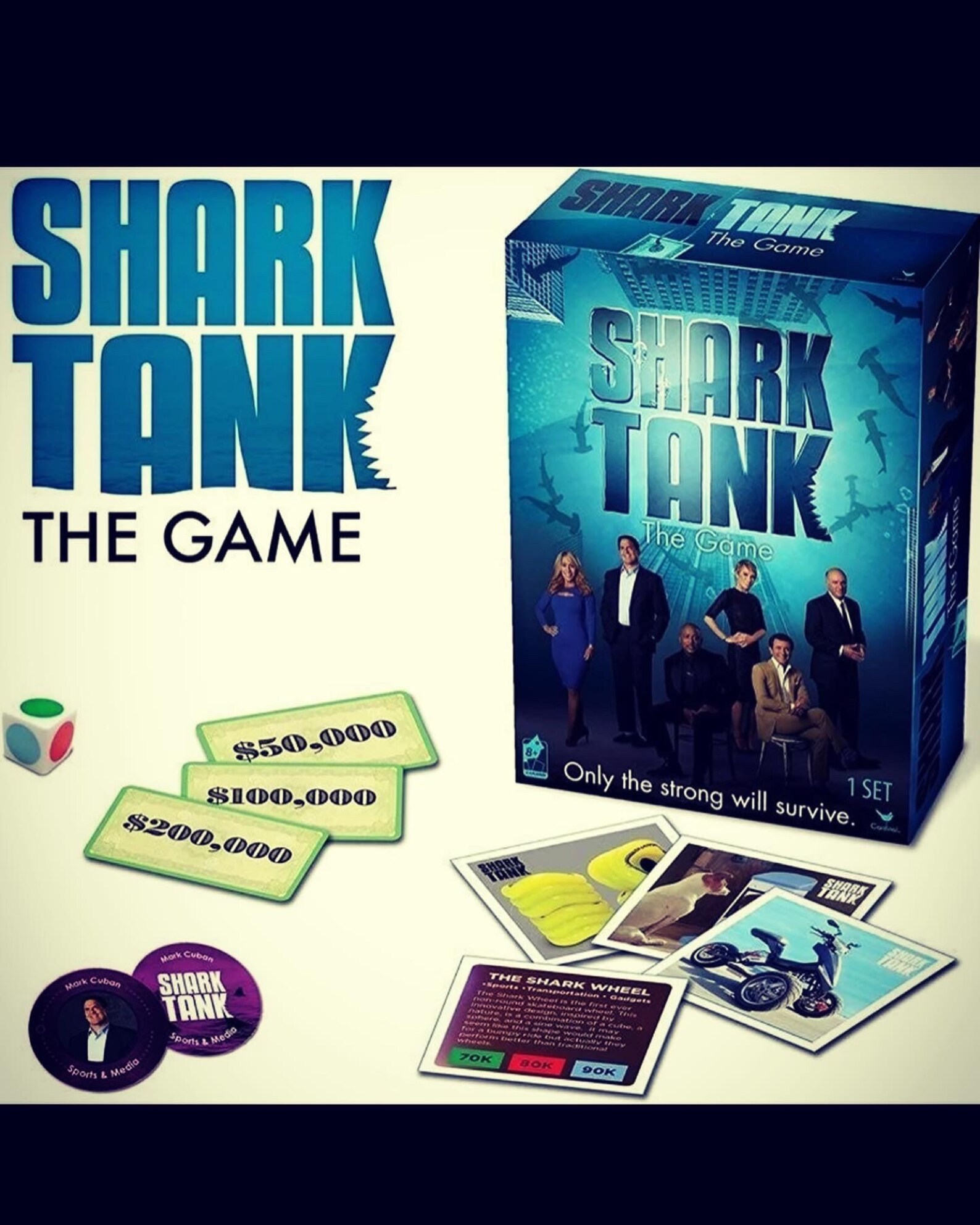 As Seen On Tv Shark Tank Board Game Financial Fun For The Etsy