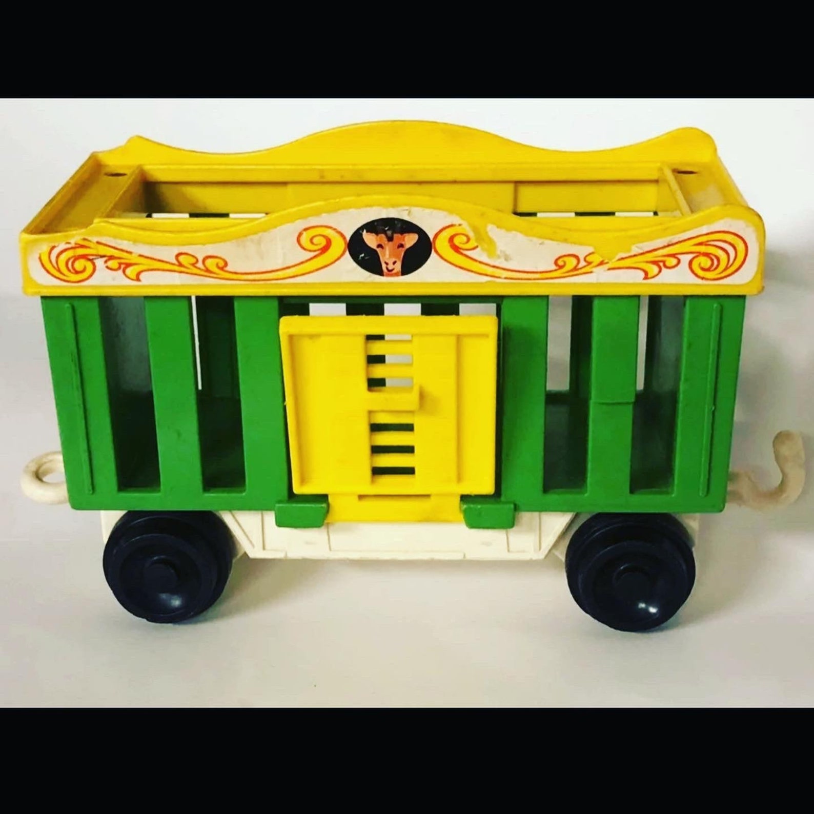 Old Toy Train Circus Car From the 1970s Fisher Price Little | Etsy