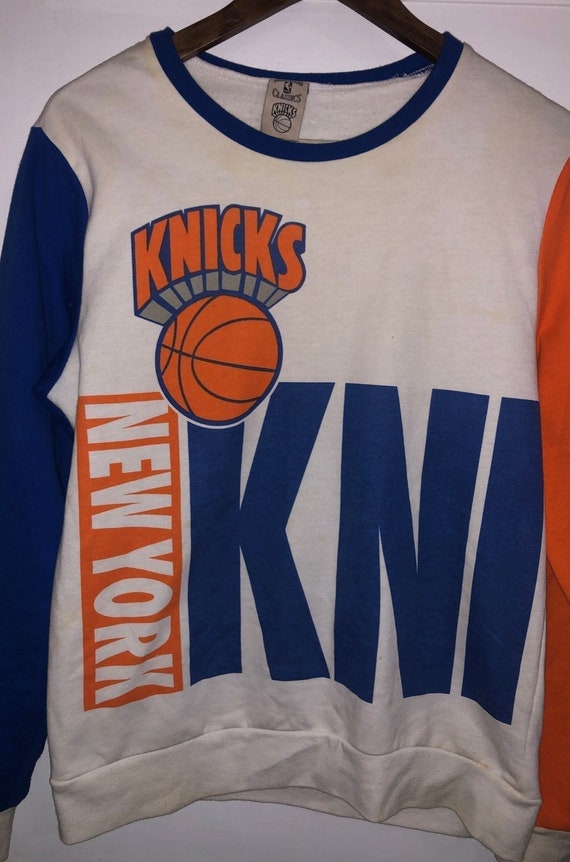 New York Knicks 90s STARTER 1/2 zip Color Block jacke… - Gem