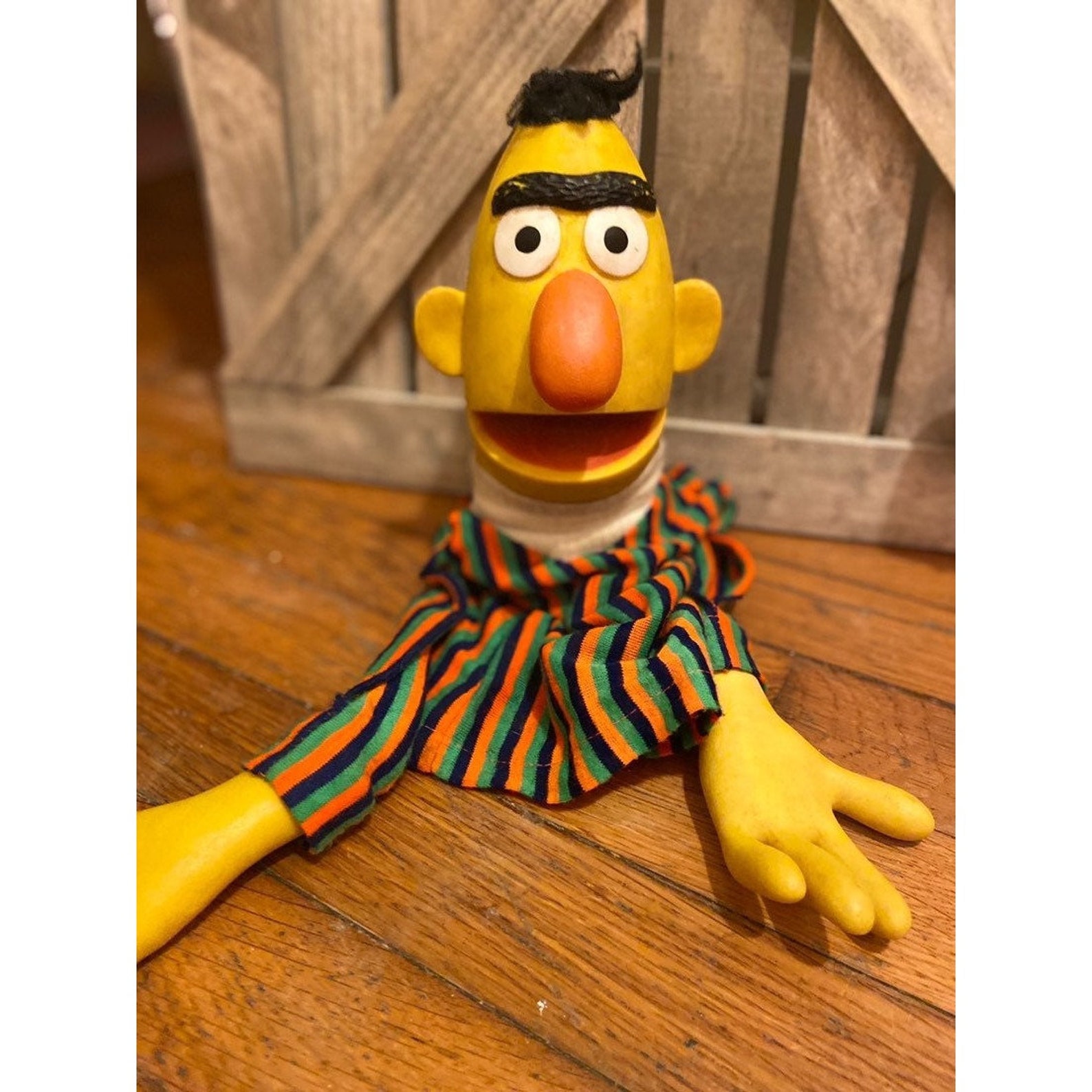 Extremely Rare Sesame Street Bert Puppet Etsy