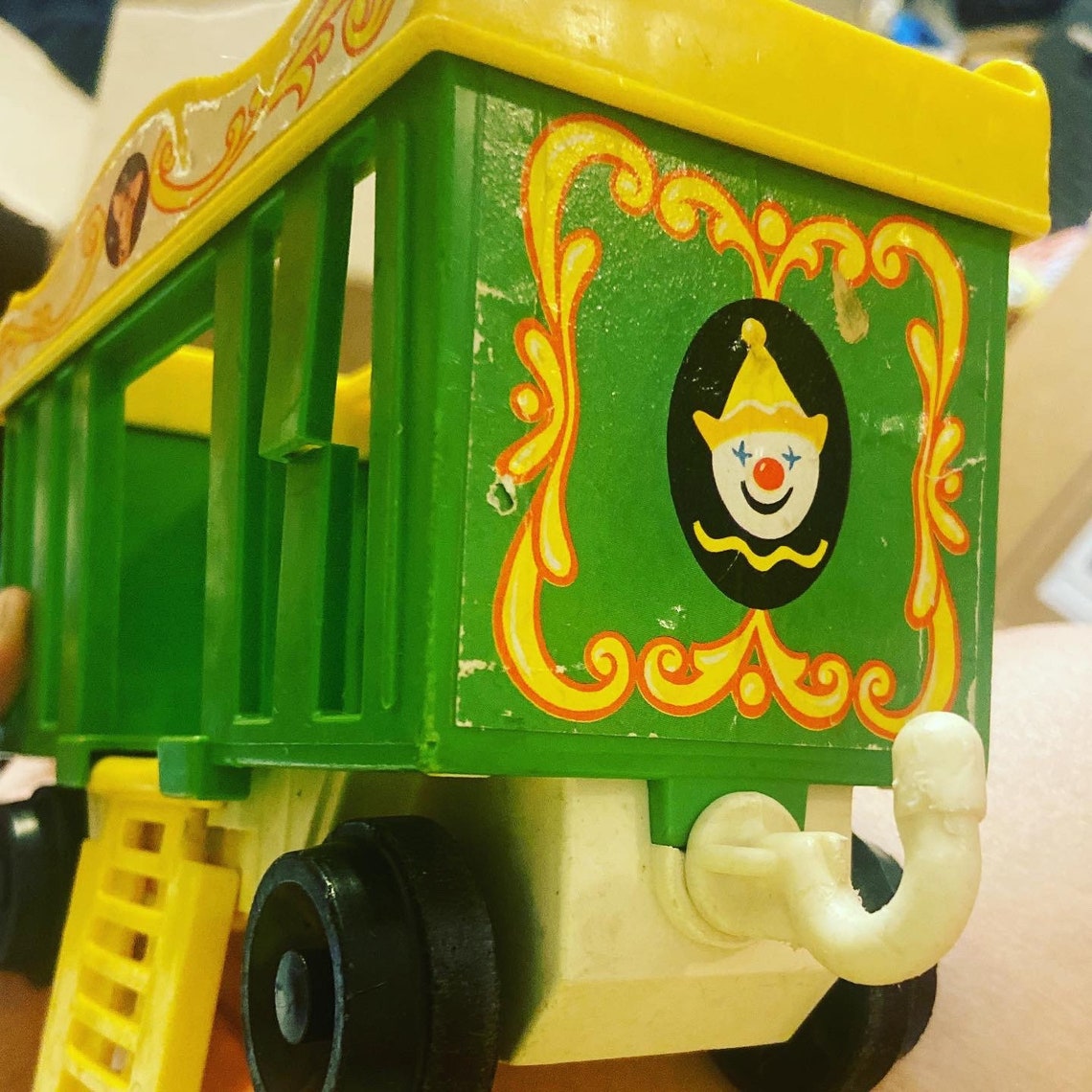 Old Toy Train Circus Car From the 1970s Fisher Price Little | Etsy