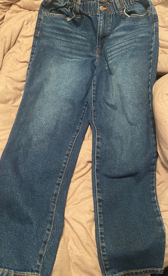 Mom jeans size 6 designer high stretch waist 70s style wild | Etsy