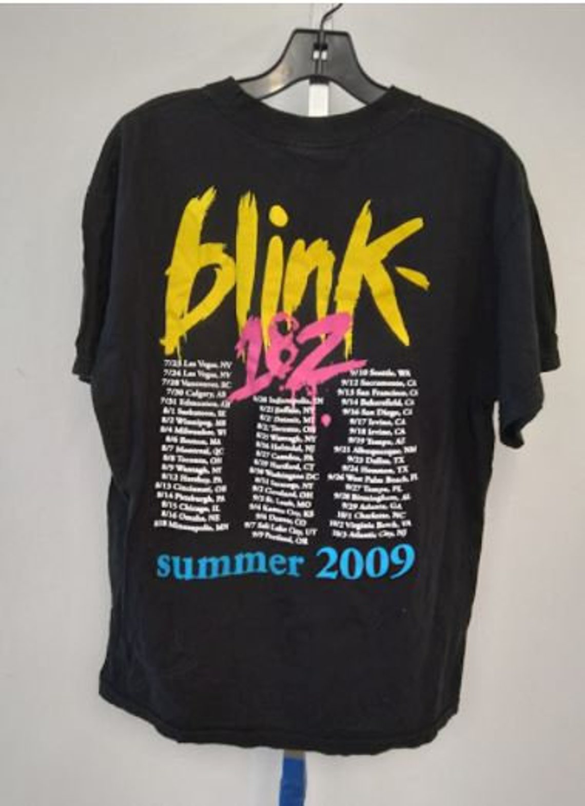 blink 182 tour shirt