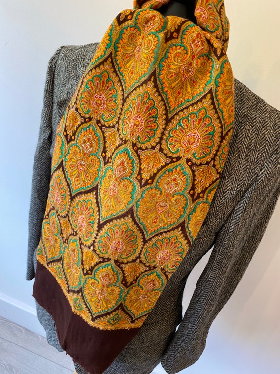 FABULOUS mens indie/mod 1970's brown multi colour 