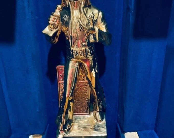 Vintage Elvis Gold Edition 1977 Liquor Decanter/music Box W/ Papers Etsy