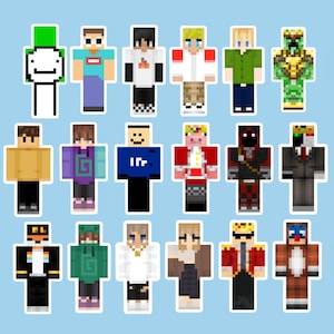 DREAM SMP Skin Print Custom Minecraft Skin Print Print 