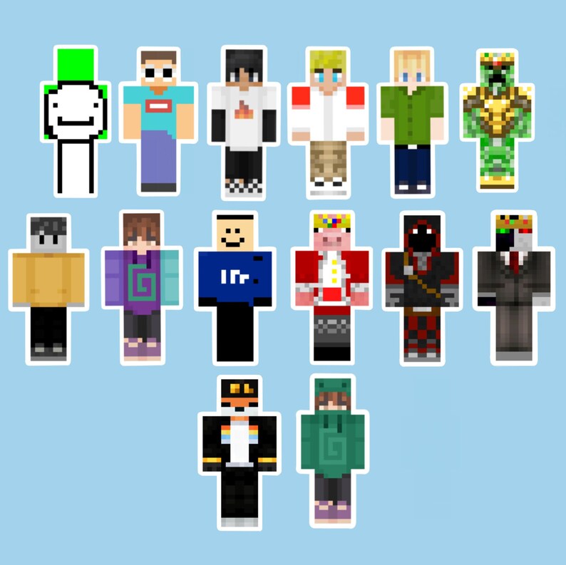 dream smp skin stickers etsy