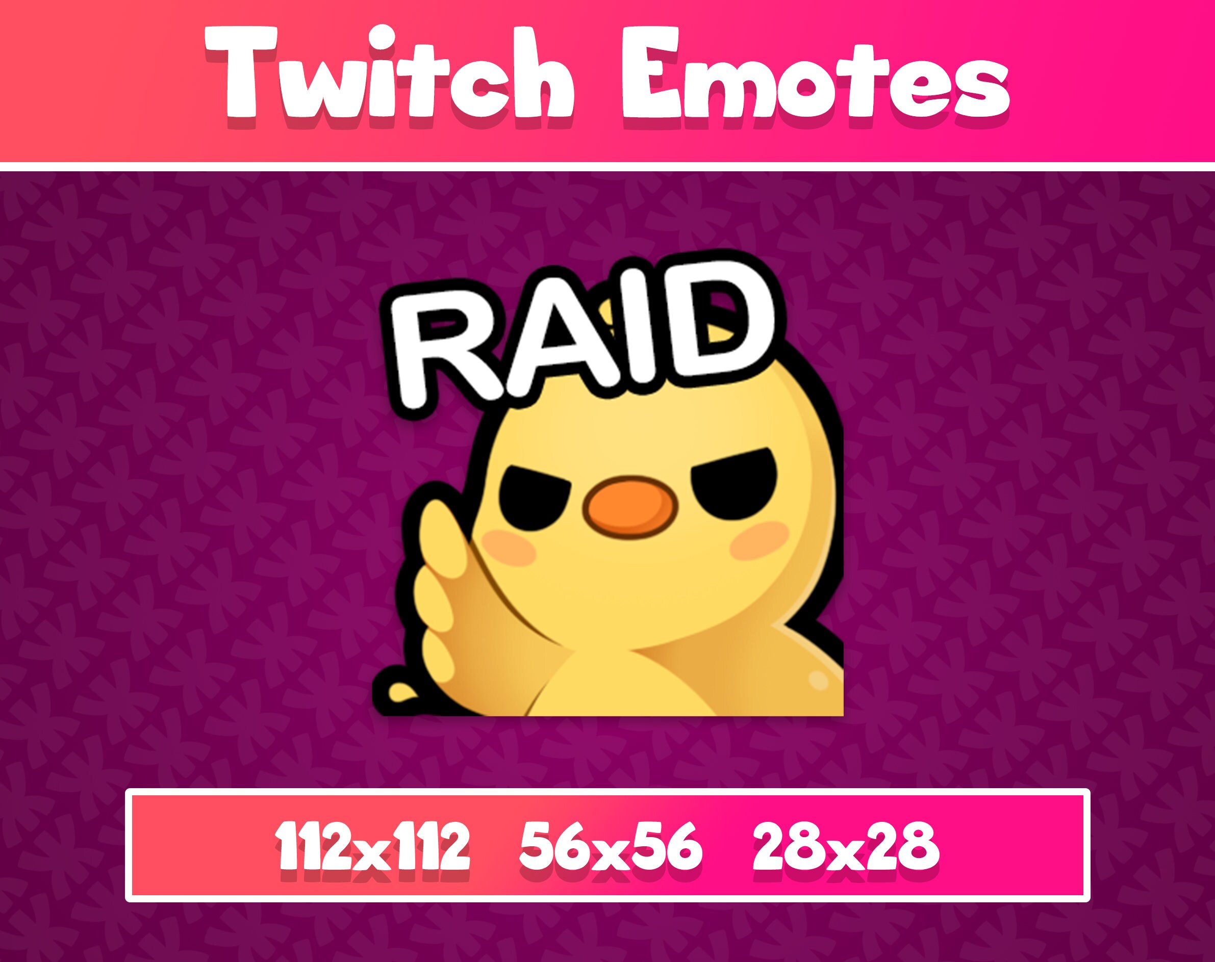 Chicken Raid Emote Twitch Etsy Uk Chicken Raid Emote Twitch Etsy Uk