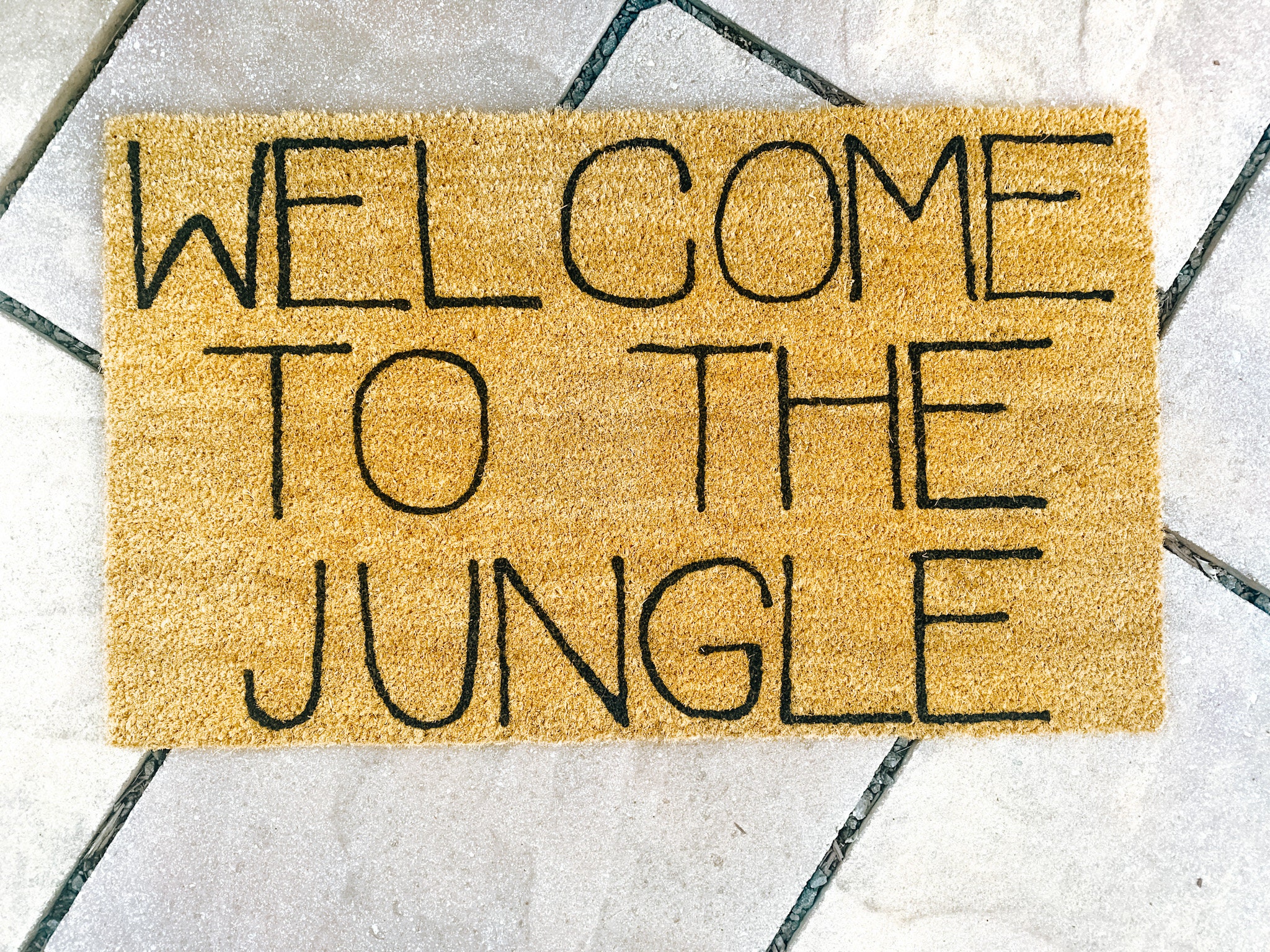 to the Jungle Doormat Guns N Roses Lyrics Rock N Etsy