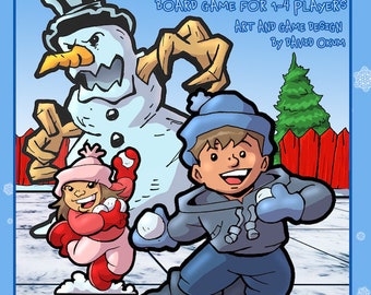 Snowball Wars - A Print & Play wargame for kids of all ages