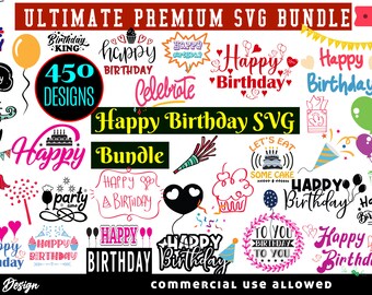 Download Happy Birthday Svg Etsy