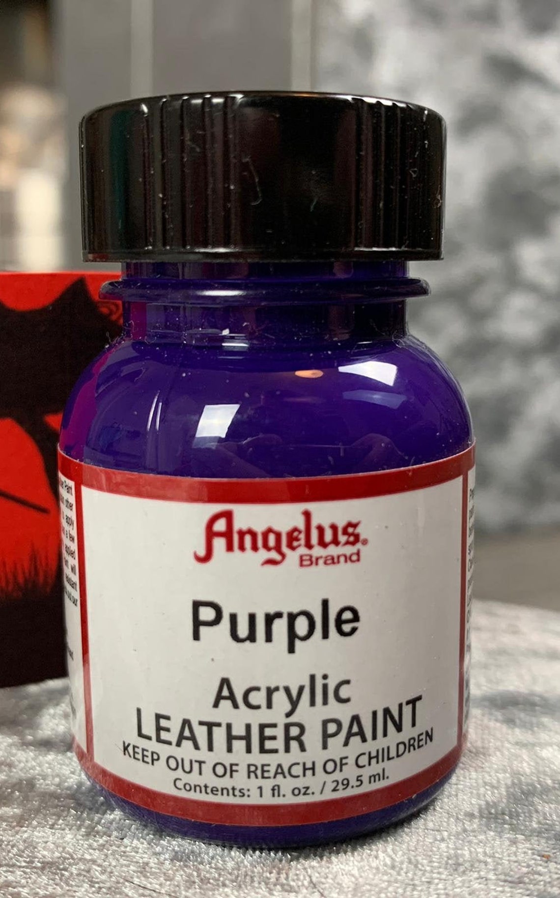 Angelus Leather Paint 1oz Purple Etsy