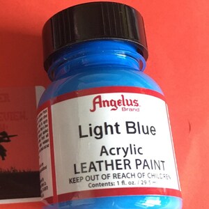 royal blue leather paint