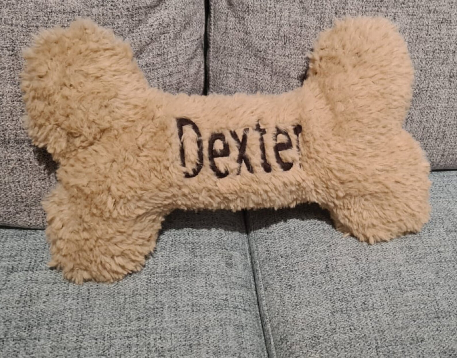 Personalized dog bone pillow dog toy personalized dog toy Etsy