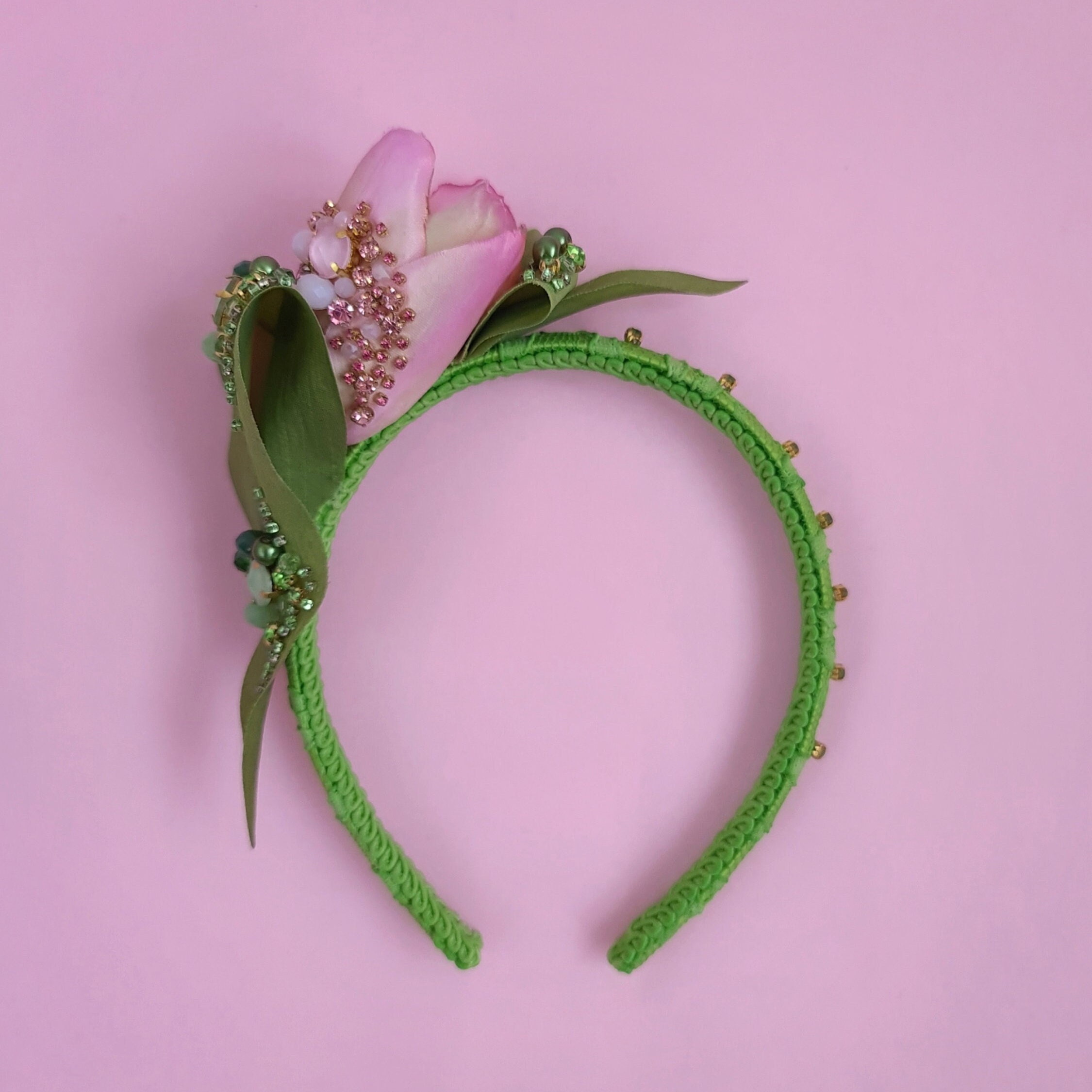 Bow Headband in Tulip