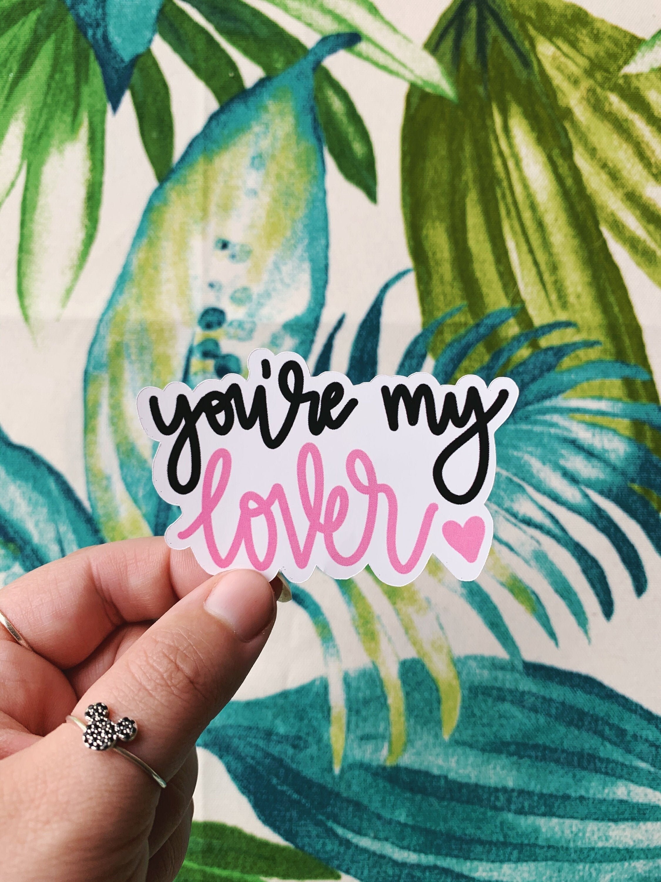 Lover sticker / taylor swift sticker / you're my lover / Etsy