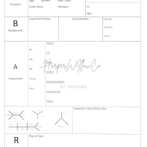 SBAR Nursing Brain Sheet,nursing school,nurse , nursing student , registered nurse ,lpn