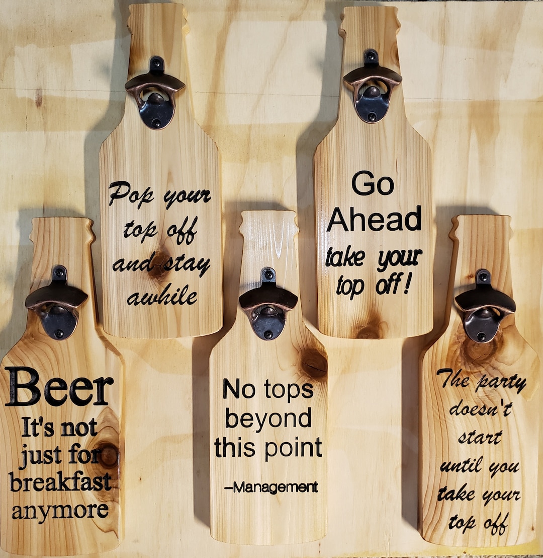 Wall Mounted Bottle Opener, Crv, Dxf, Svg Etsy