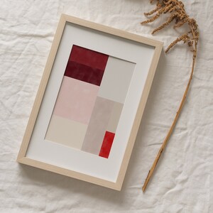 Downloadable Geometric Print,Neutral Printable Art,Abstract Beige Blush Pink Art Print,Boho Wall Decor,Minimalist Wall Art,Bauhaus Inspired