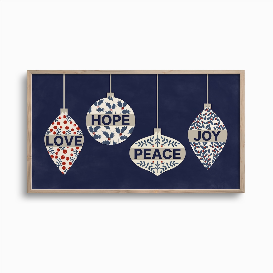 Christmas Frame TV Artsamsung Frame TV Holiday Artcute Xmas Etsy