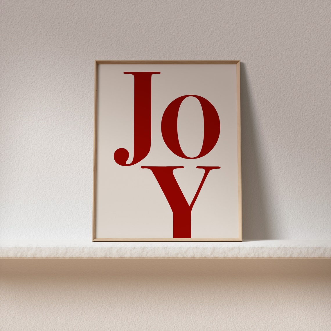Joy Christmas Printable Artdownloadable Christmas Quote - Etsy