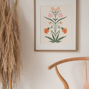 Vintage Inspired Art,Floral Digital Print,Downloadable Art Print,Spring Summer Printable Art,Flower Market Print,Trendy Boho Wall Print image 5