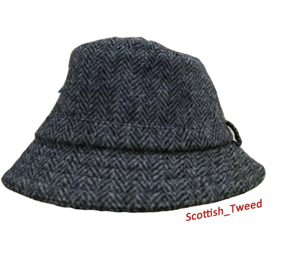 Gents Fashionable Authentic Harris Tweed Fishing Hat GH0357 Etsy