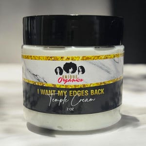 I Want My Edges Back Cream, Grow Your Edges, Scalp Cream, Bald Edges Cream, Temple Stimulator, Follicle Cream