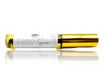 Sérum herbal para pestañas y cejas / Aceite vegano para cejas / Semilla de ricino y cáñamo / Sérum orgánico para el crecimiento