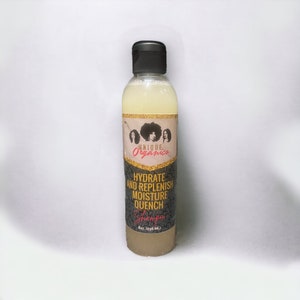 Moisture Quench Shampoo, Moisturizing Shampoo, For All Hair Types, Hydrates and Replenishes, Strengthens, Herbal Shampoo