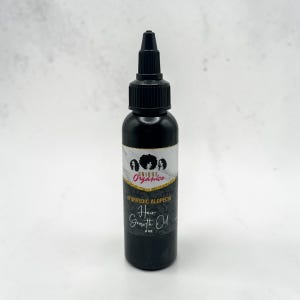 Aceite para cabello debilitado para bordes, sienes y zonas calvas / Mezcla ayurvédica de 40 hierbas para el cuidado del cuero cabelludo y el cabello