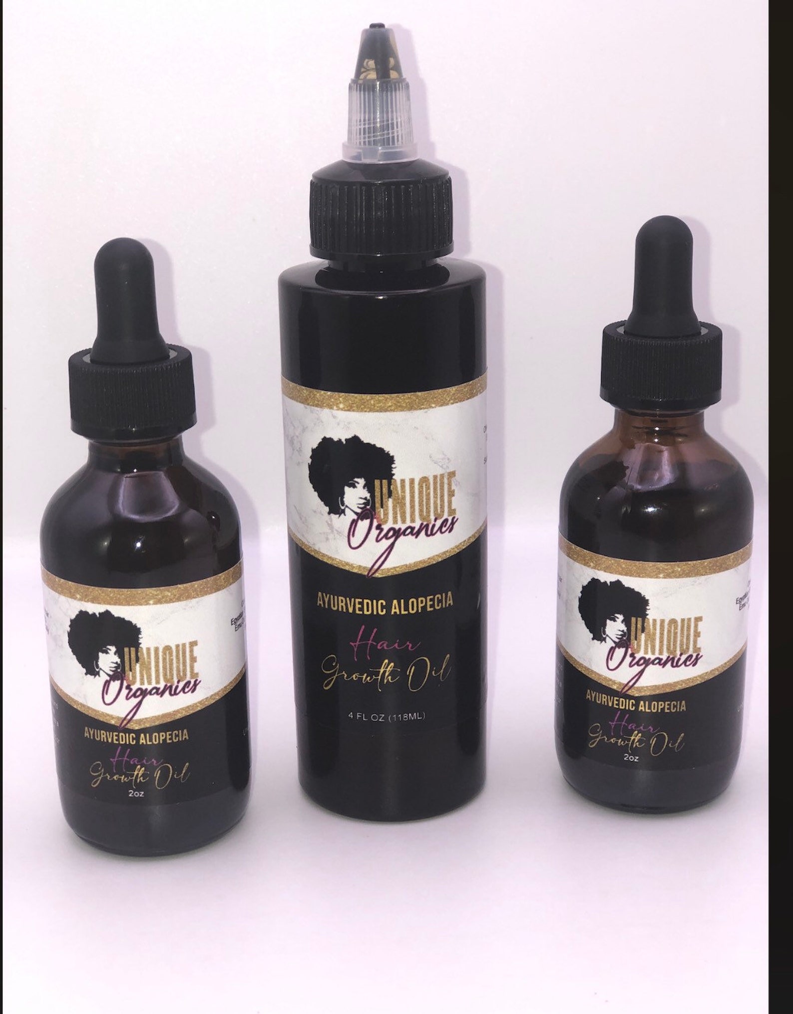 Ayurvedic Alopecia Hair Growth Oil Thinning Edges Balding Etsy