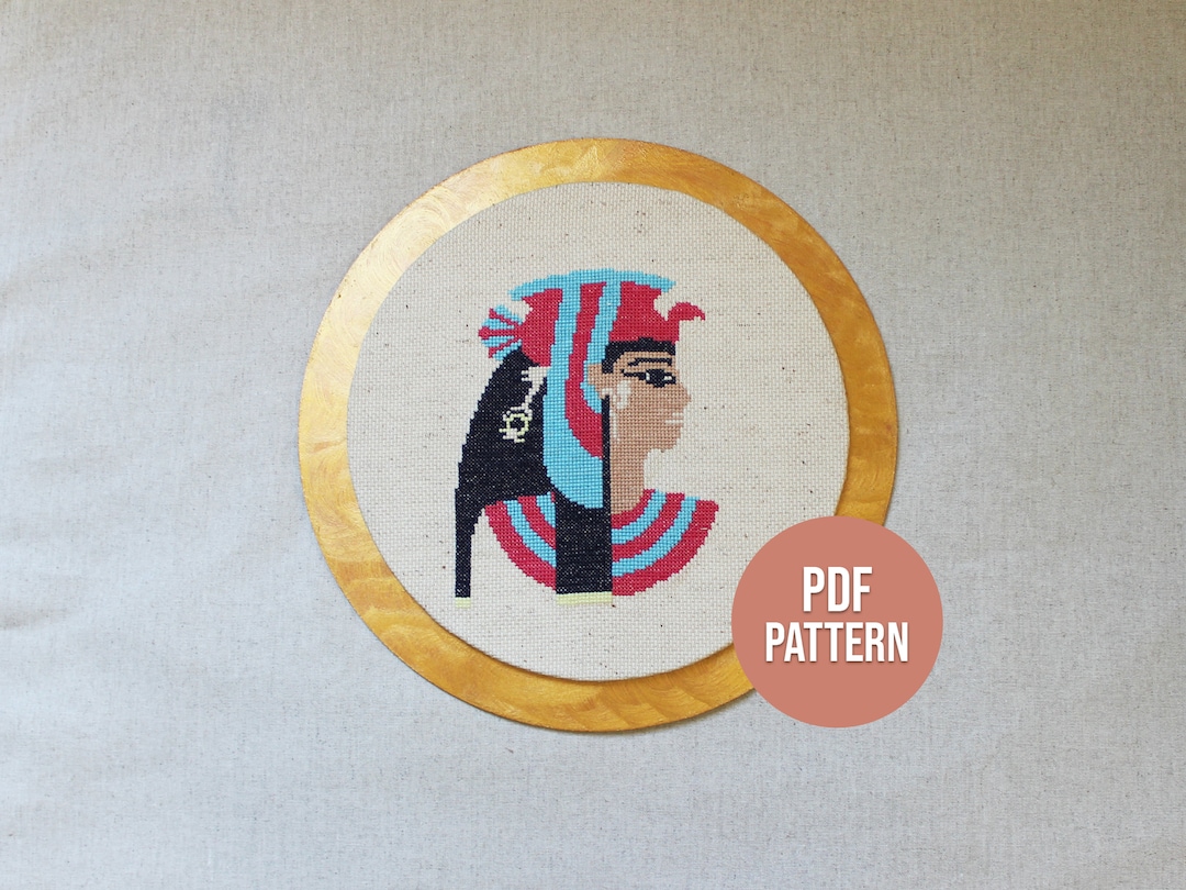 Ancient Egypt, Cross Stitch Pattern, Digital File ONLY, PDF Pattern