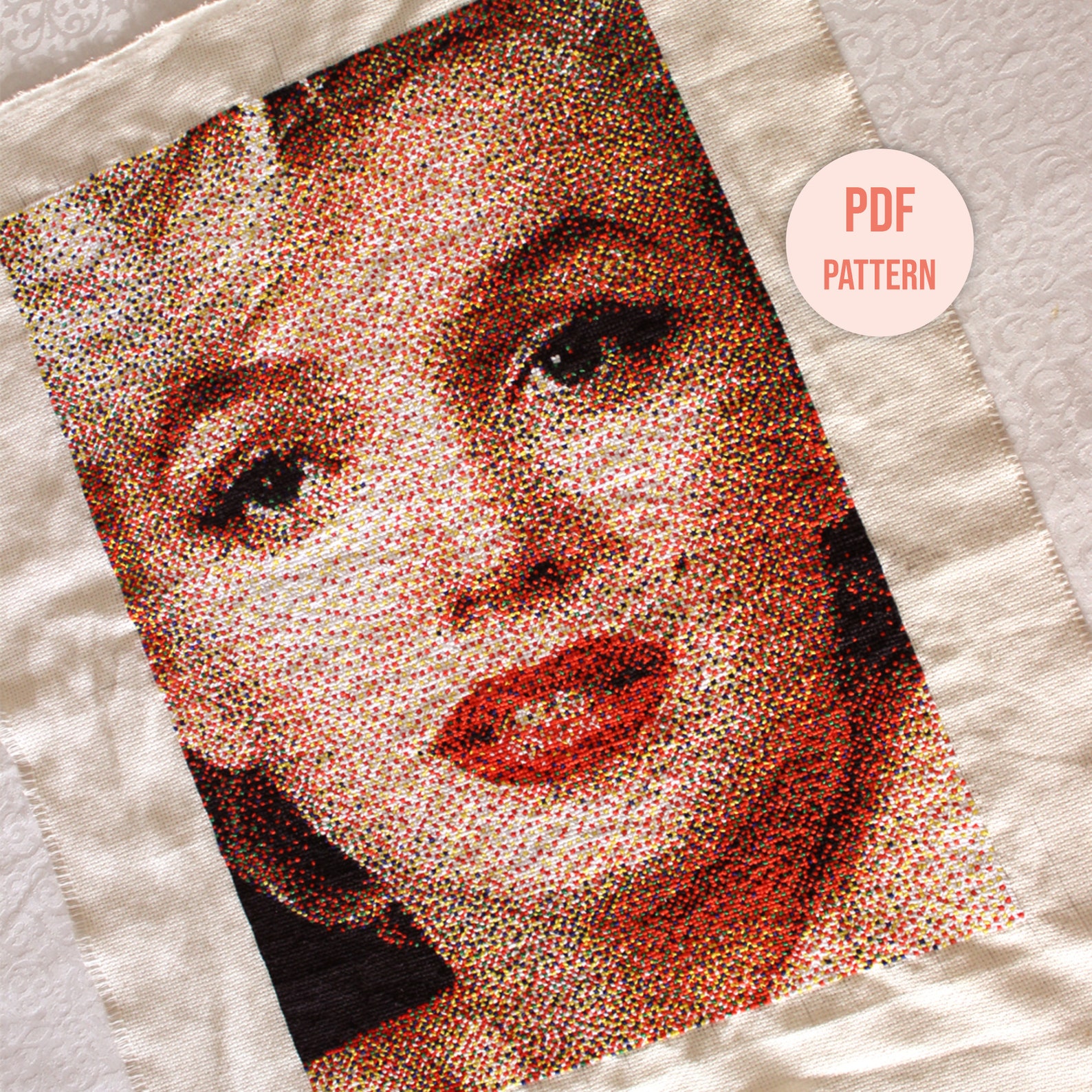 Marilyn Monroe, Cross Stitch Pattern, Printable, Digital File - Etsy