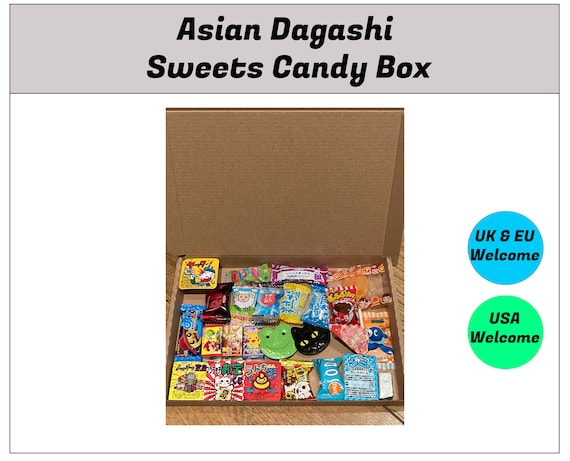Scatola di caramelle per dolci asiatici giapponesi / Scatola regalo per  lettere / Giappone Corea / Caramelle gommose caramelle gommose / regalo di  San Valentino per lui lei / cesto regalo -  Italia