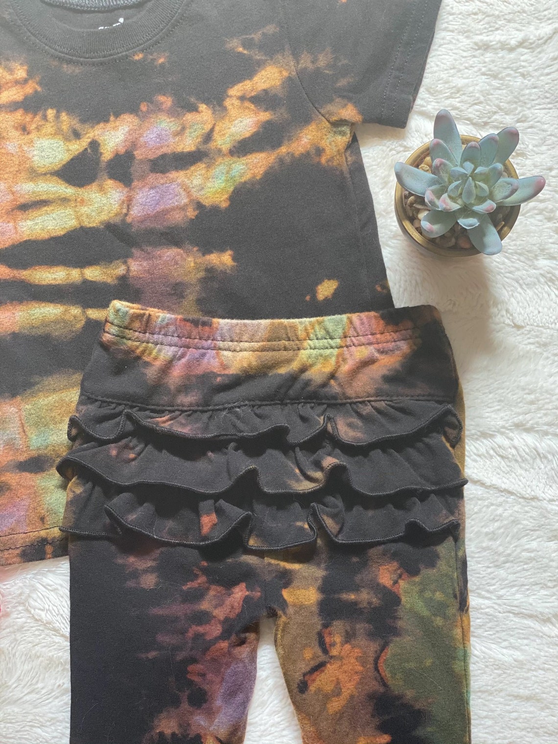 Download Reverse Tie-Dye with Color Over-Dye Set Size 12 Months | Etsy