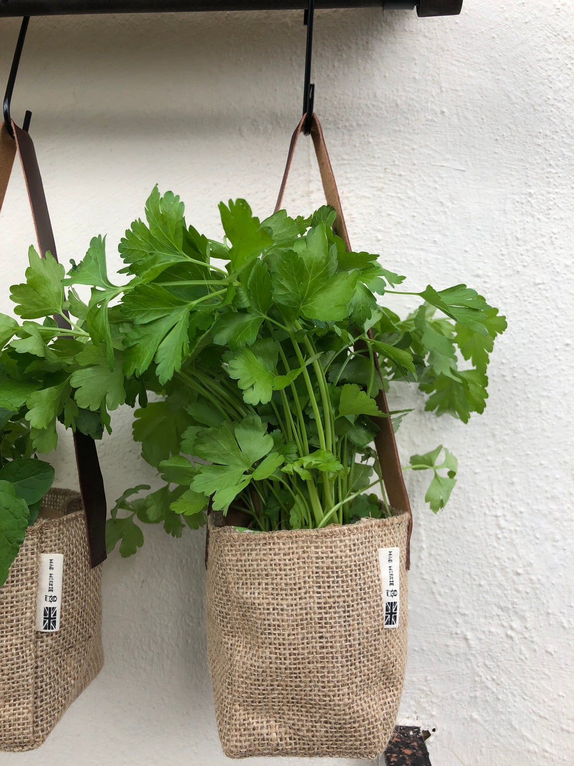 3 Handmade Hessian Hanging Basket Upcycled From Coffee Bean Etsy Denmark