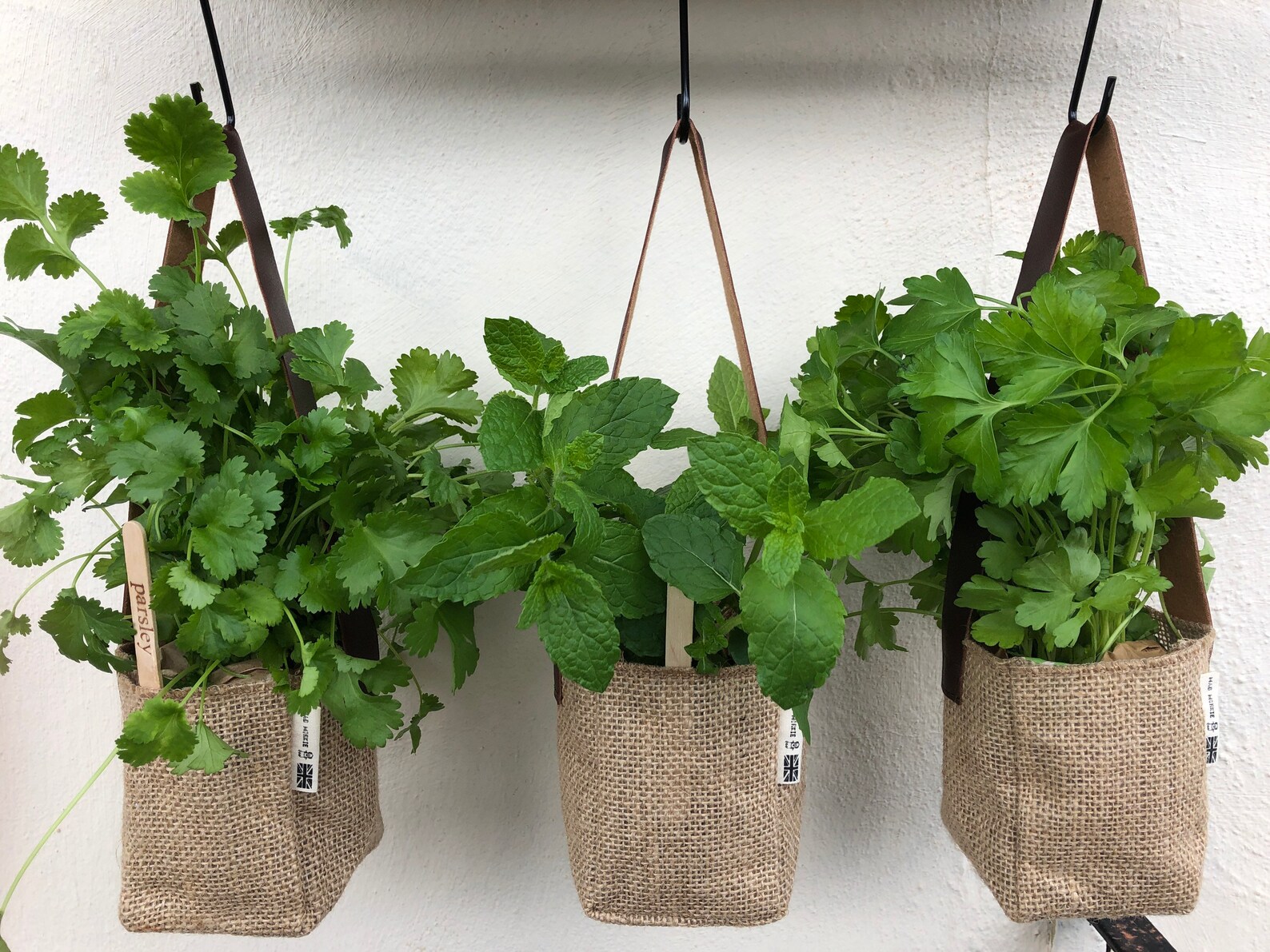 3 Handmade Hessian Hanging Basket Upcycled From Coffee Bean Etsy Denmark