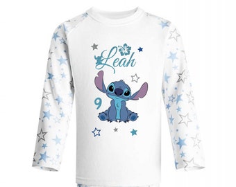 PERSONALISED Stitch Birthday Pyjamas