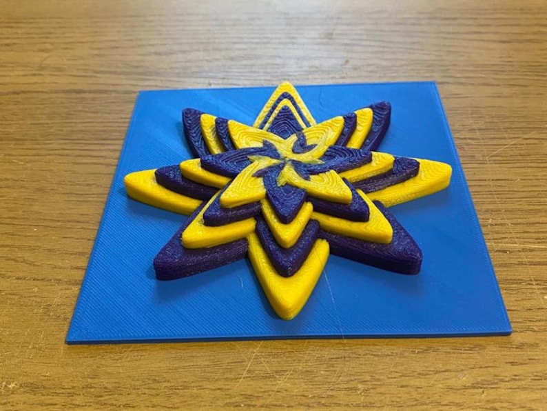 3D Printed Modular Flower Tiles