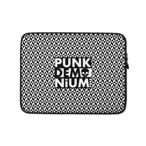 Black and white-Geometric Pattern-Punkdemonium-Laptop/Tablet Sleeve (13” or 15”)