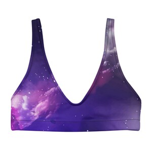 Galaxy-Punkdemonium-Recycled padded bikini top (sizes from XS-3XL)